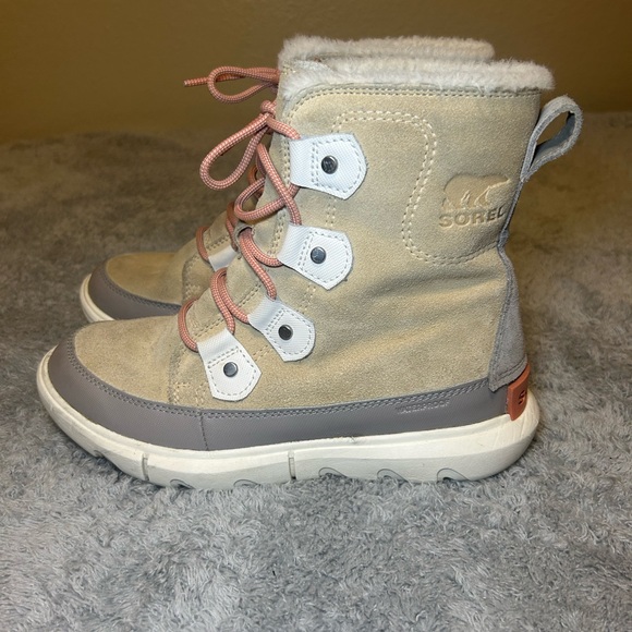 Like New!Sorel Explorer II Joan Suede Waterproof Boots Women’s, Size 6.5 - Picture 4 of 12